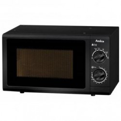 Amica MW 13151 S Zwart - Magnetron, Onderbouw geschikt, 17 Liter
